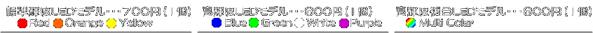 �W���P�x���f���^600�~�A���P�xLED���f���^700�~�A����LED���f���^700�~
